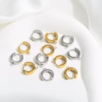 Швензы‑кольца из нержавеющей стали, полированные, 3×9 / 4×9 мм, стальной или золотистый