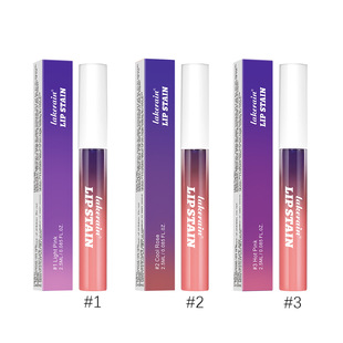 Lakerain Peel-Off Lip Gloss Three-Piece Matte Matte Long-Lasting Waterproof Lip Gloss Set