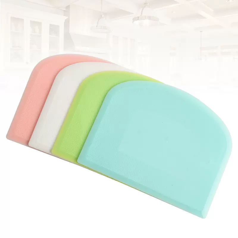 塑料切面蛋糕刮板 奶油蛋糕刮刀 家用面团切面刀 厨房烘焙工具