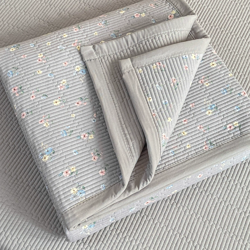 Комплект покрывала 3 предмета (Nantong Home Textile), вязанный двухслойный печатный хлопок, несколько размеров