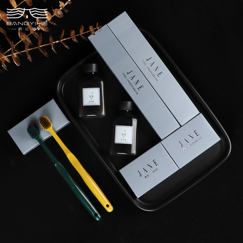 批發星級酒店用品壹次性牙刷牙具牙膏洗漱套裝高檔民宿賓館家用