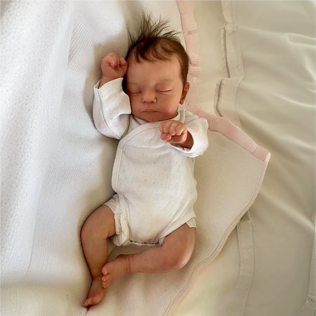 Cute realistic lifelike doll for baby, 3D, 47cm, Birthday gift
