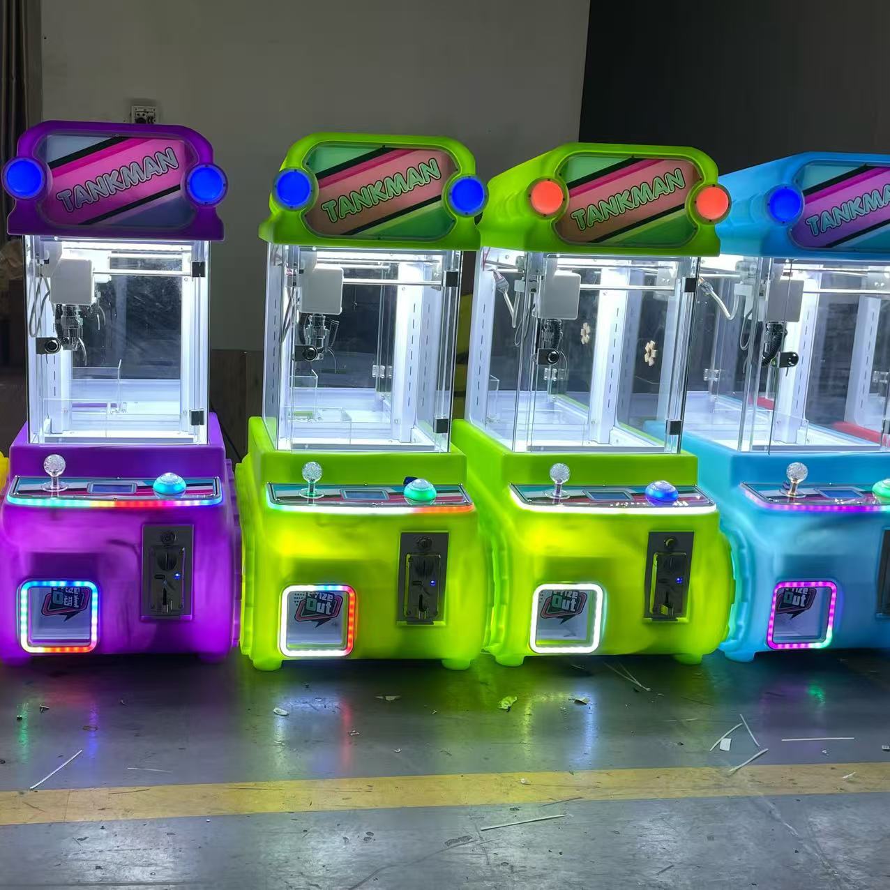 Mini máquina de garras comercial que funciona con monedas para niños, máquina de garras de regalo, fabricante de equipos de juegos de arcade