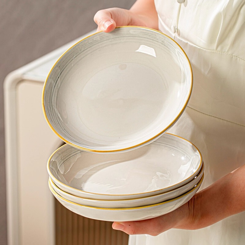 High-End Underglaze Color High-Value Ceramic Tableware Plates, Household Dishes, Deep Plates, Light Luxury Dinner Plates, Bowl and Dish Sets High-End Underglaze Color High-Value Ceramic Tableware Plates, Household Dishes, Deep Plates, Light Luxury Dinner Plates, Bowl and Dish Sets
