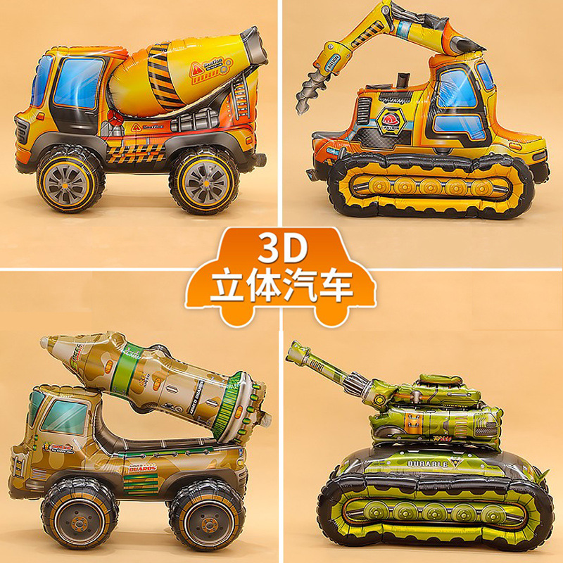 Cartoon three dimensional car model