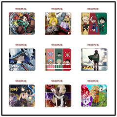 Summary of cross-section wallets] high-quality supply anime games movie factory direct sales wholesale student card holder coin purse