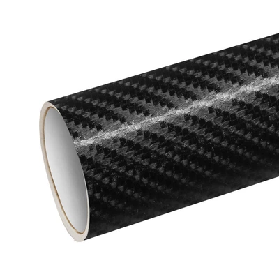 Kalek 4D Carbon Fiber Film Center Console Rearview Mirror Decorative Sticker Three-Dimensional Car Body Modification Car Color Change (Automotive Film) - 15228m-4d-carbon-fiber-black