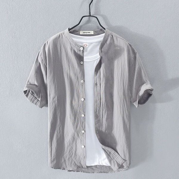 Summer thin Japanese retro shirt