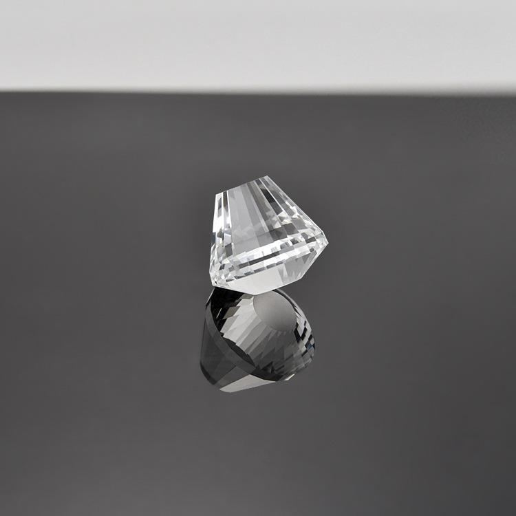 单双平钻石球30/40mm水晶球吊坠玻璃球珠帘水晶灯饰球配件白水晶