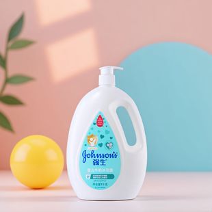 Johnson baby milk shower gel 1000g1L baby children bath 1kg infant economic packaging