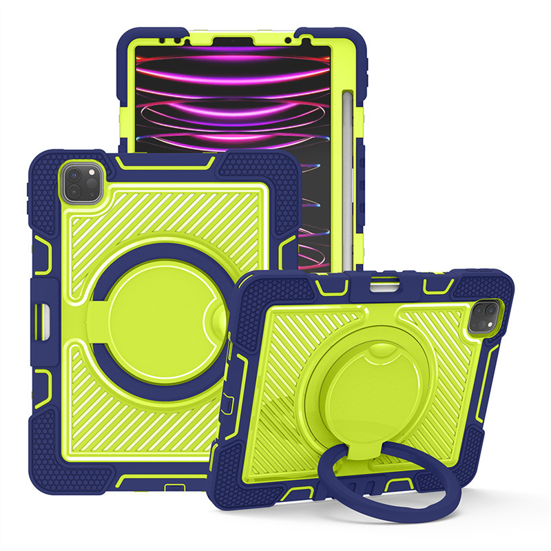 Suitable for iPad Pro11 Strap Bracelet Pc Rotating Stand Tablet Case iPad Air4 5 Anti-Fall Protective Case