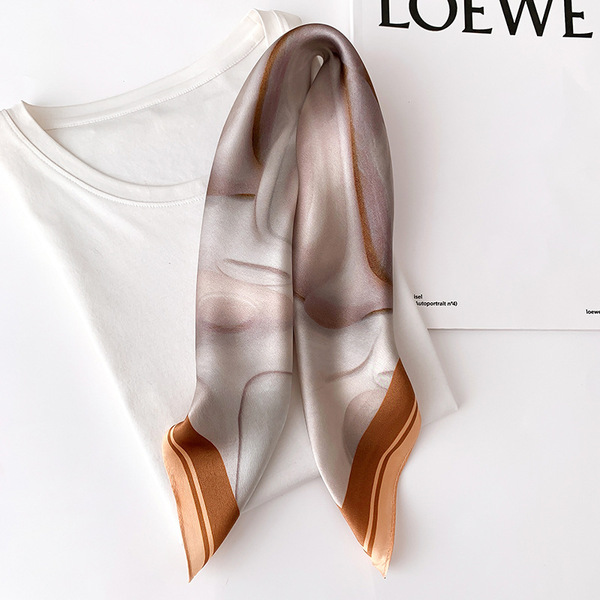 Silk summer thin fashionable small handkerchief
