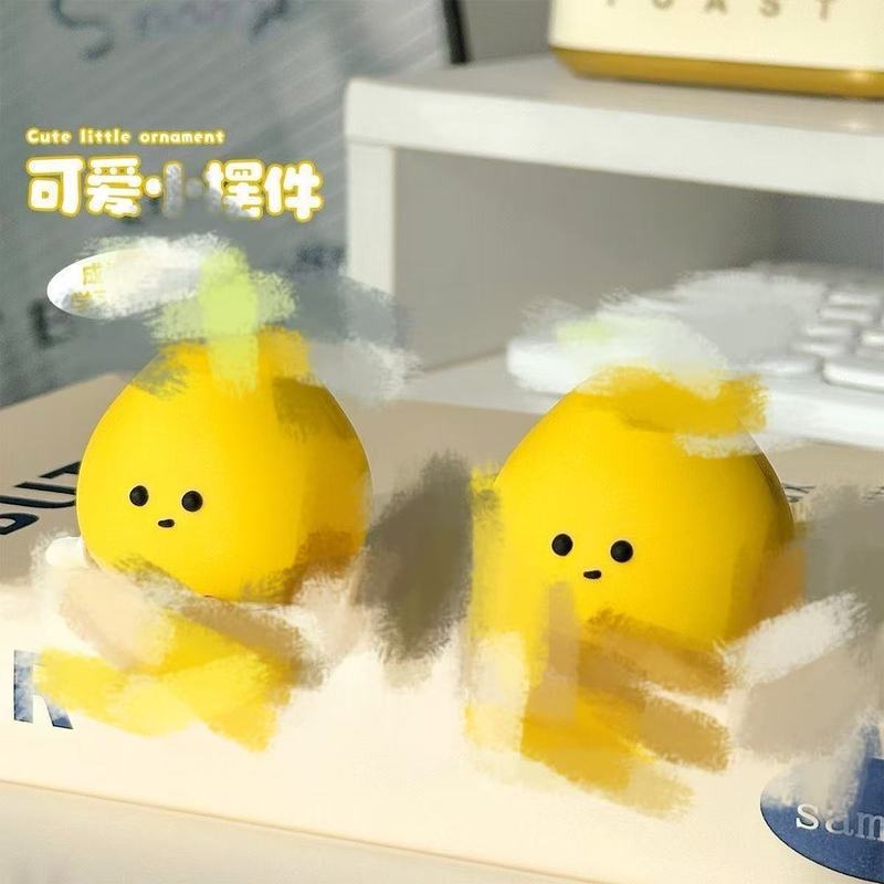 车内装饰用品摆件2025新款创意有趣可爱小柚子汽车中控台屏幕解压|undefined