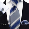 Tie, scarf, retro set, accessory for leisure, 3 piece set, British style
