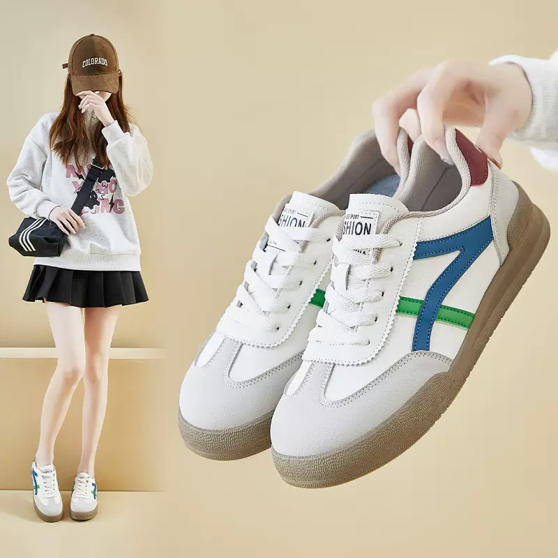 2025春季小白鞋新款韩版ins女学生厚底增高运动板鞋休闲街拍XFX62