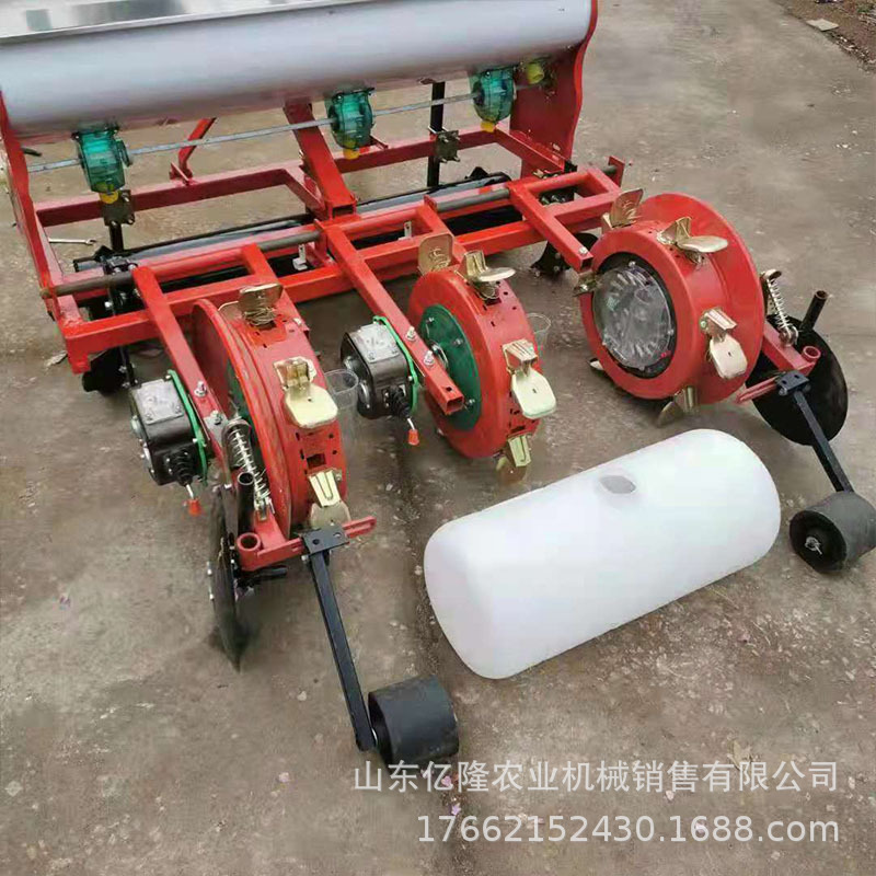 玉米大豆覆膜播种机 滴灌施肥精播种机 膜上西瓜播种施肥机