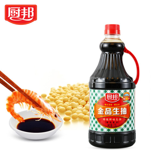 Chubang Jinpin Premium Light Soy Sauce Delicious Fresh Soy Sauce Adds Fresh Color Seasonings for Home Stir-Frying and Cold Mixing with Rice