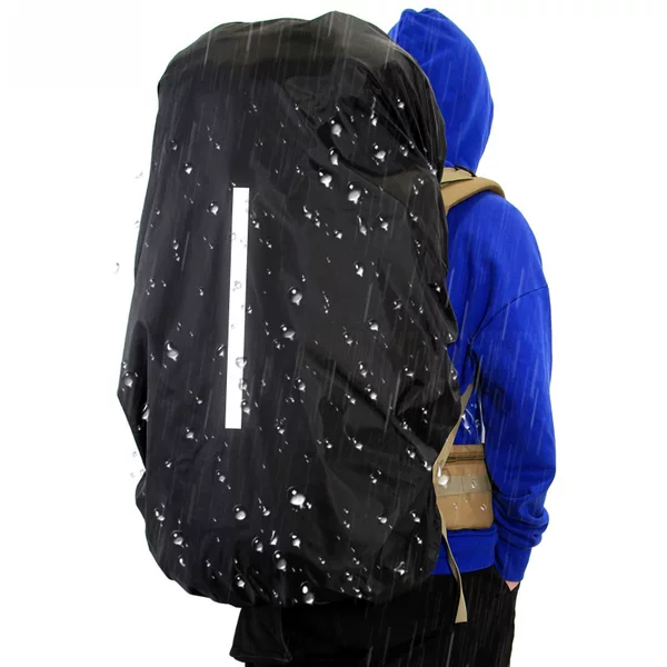 Factory Direct Sales Outdoor Mountaineering Backpack Rain Cover School Bag Waterproof Cover Amazon Supply Reflective Rain Cover Dustproof