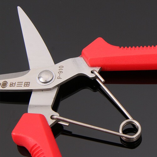 Taiwan Sakawada 910 fruit thinning scissors, fruit picking, grape sawtooth blades, fruit picking, pepper, stainless steel scissors