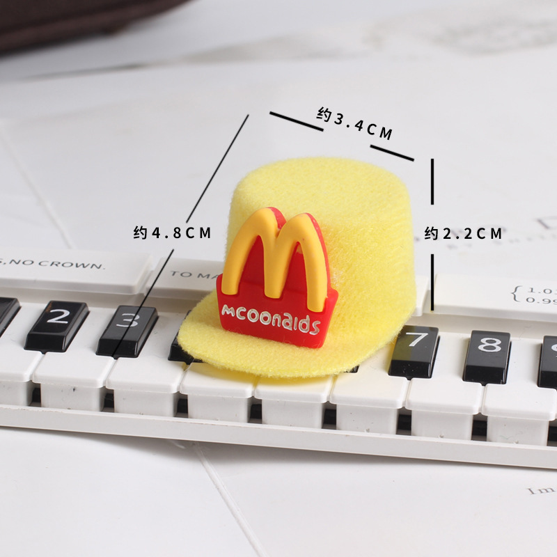 Housedoll accesorios muñeca corbata McDonald sombrero McDonald Highland corbata mini diy image 7