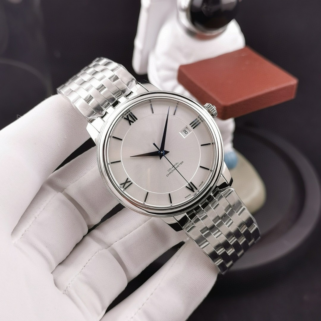 Classic Butterfly Series Watch Men's Roman Numerals Women's Watch Automatic Mechanical Watch Multifunctional Steel Band Watch