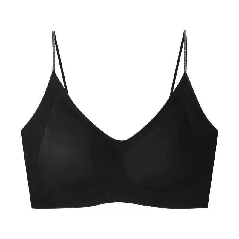 Verano camellia sin marca ropa interior mujer se reúne para evitar la caída de la columna vertebral chaleco tipo bra fijo copa bra de belleza