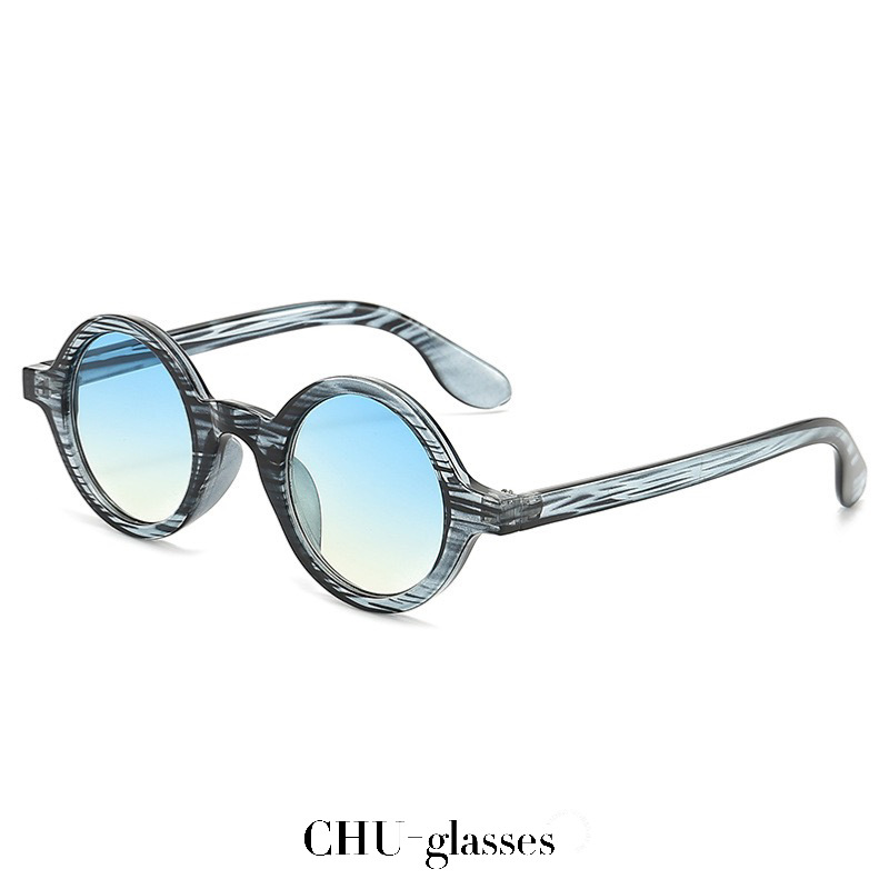 Casual Simple Style Geometric Ac Round Frame Full Frame Women's Sunglasses display picture 2