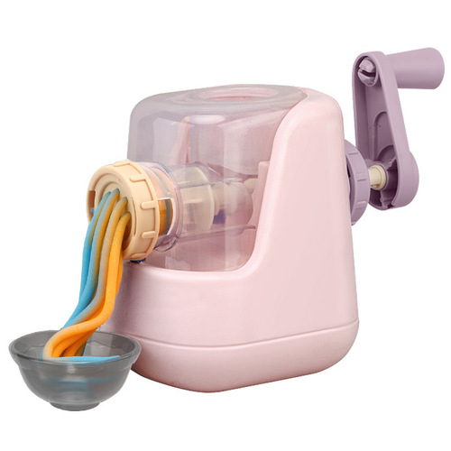 Children's clay set cartoon DIY handmade girl puzzle play house ice cream noodle machine plasticine toy