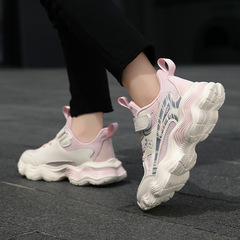 バブドゥ 女の子用シューズ 2025 女の子用スポーツシューズ 女の子用カジュアルランニングシューズ 中高生向け通気性メッシュシューズ 漫画柄