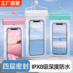 タッチスクリーンで写真を撮るための防水携帯電話バッグ、水泳用の特別な透明なダイビングとラフティング用品、シュノーケリング、海辺のウォーターパーク