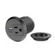 Embedded Round USB American Standard Power Hole Office Furniture Desktop American Standard TypeC18W Fast Charging Power Socket