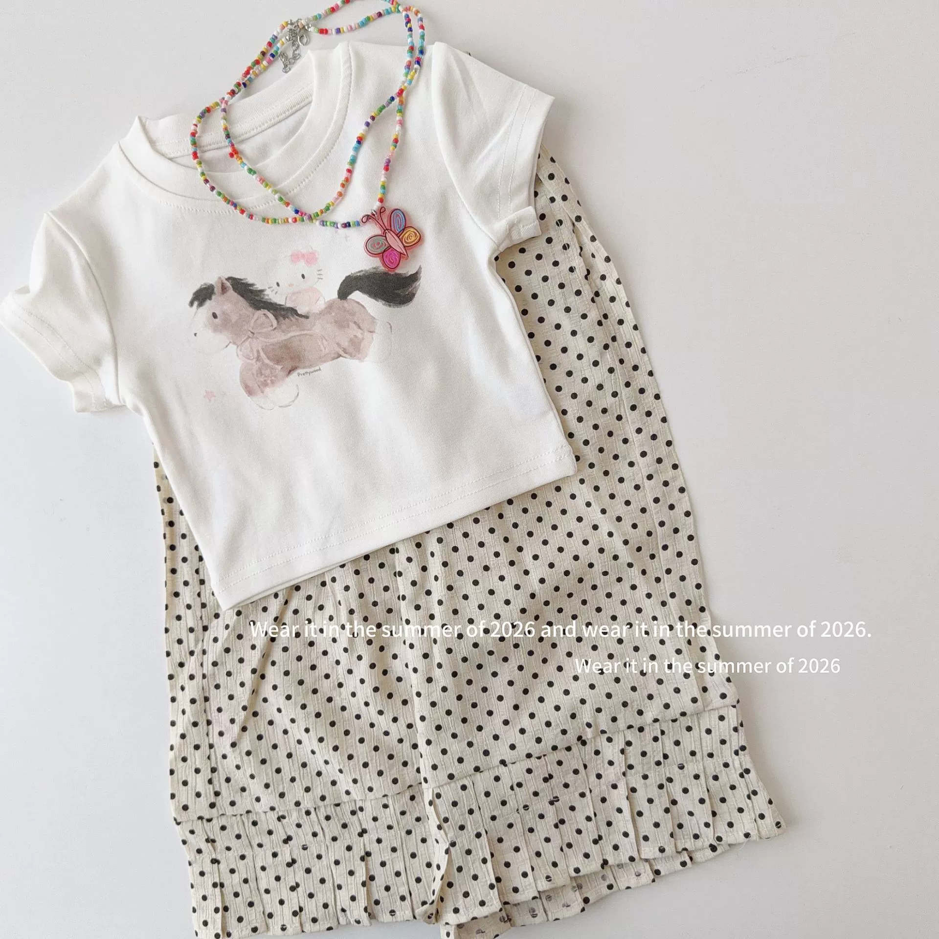 Летняя мультяшная футболка с коротким рукавом в корейском стиле oversize