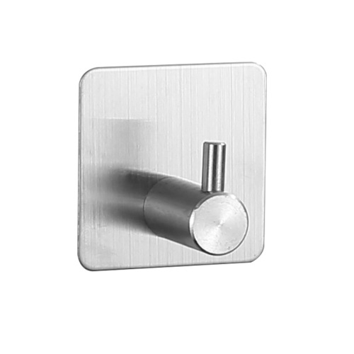 Amazon Same Style 304 Stainless Steel Strong Hook Towel Hook Clothes Hook Kitchen Wall Mount Metal Hook Invisible Hook