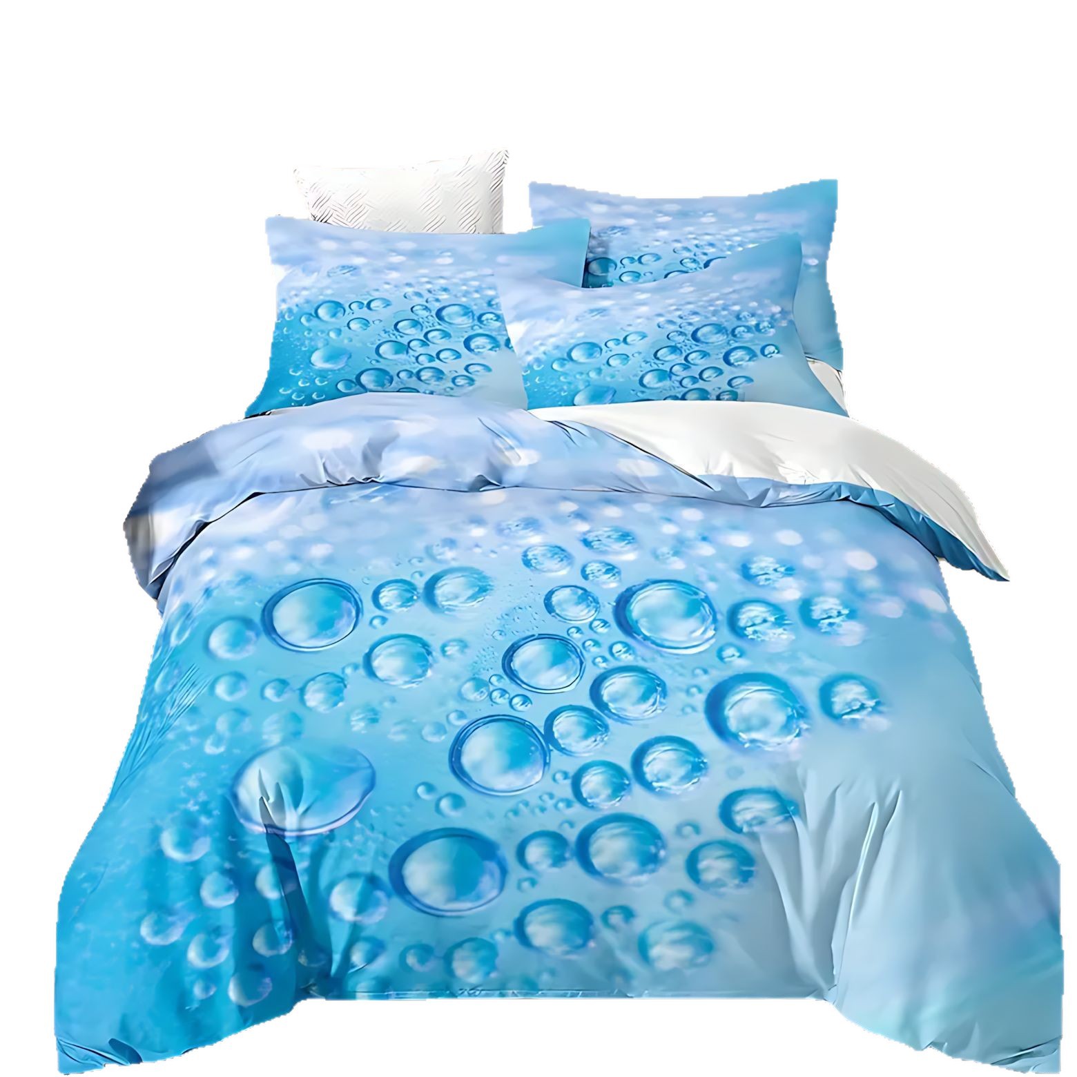 TEMU / JIT abrasión colchón kit burbuja de color impresión digital 3D fuente de ropa de cama fabricantes