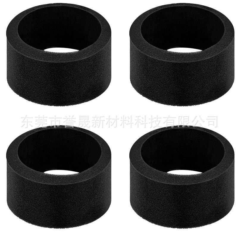 真空吸尘器过滤海绵套 圆形吸尘器替换滤网海绵 真空泡沫滤芯海绵