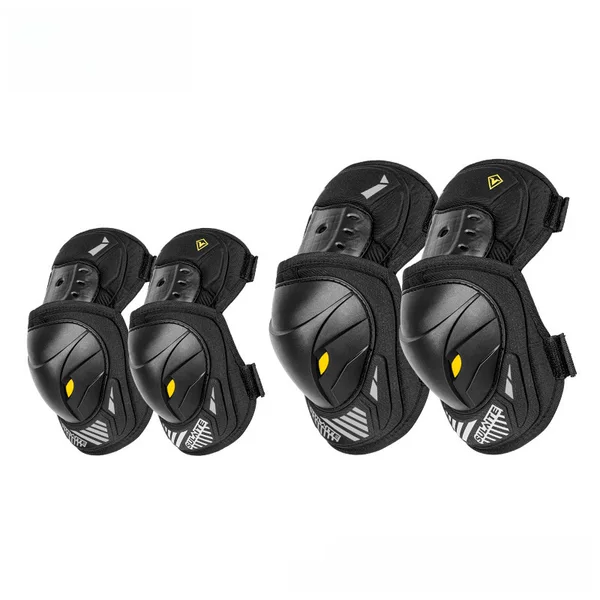 Sulaite Motorcycle Knee Pads, Riding Leg Protectors, Anti-Fall Elbow Protectors, Off-Road Motorcycle Racing Equipment, Windproof Knee Pads