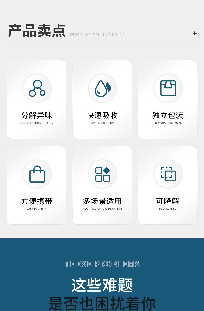 Wholesale Water-Soluble Film Packaging Urine Deodorizing Water-Absorbing Coagulant Car Emergency Toilet Urinal Urine Bag Anti-Spill