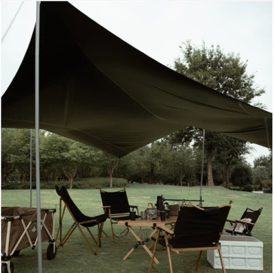 Avtomobil yan çətirləri – Vinyl Canopy Tent Outdoor Black