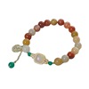 Agate retro organic pendant jade, beaded bracelet, bead bracelet, jewelry