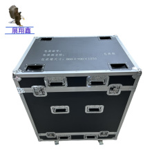 展翔多功能黑色航空箱设备运输铝箱多功能工具箱