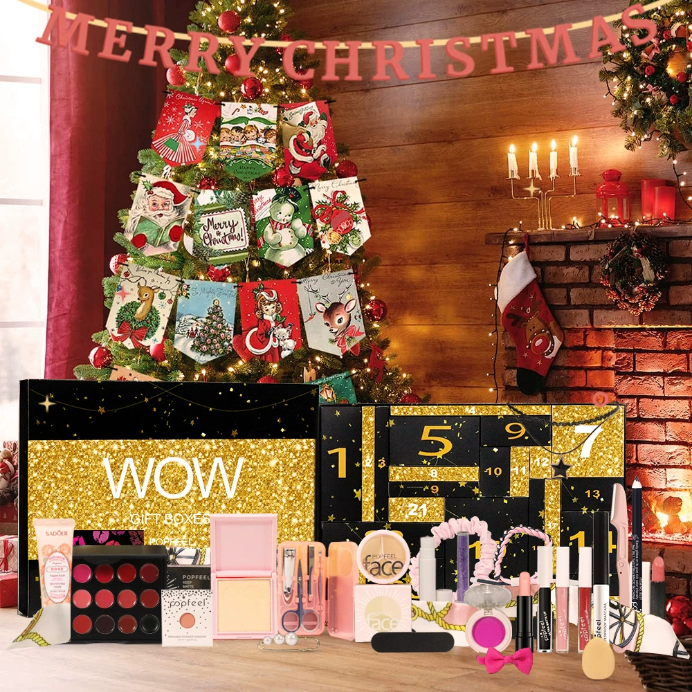 Подарочный набор POPFEEL: палитра теней для век, подарок на день рождения, китайский день святого Валентина, обратный отсчет до Рождества