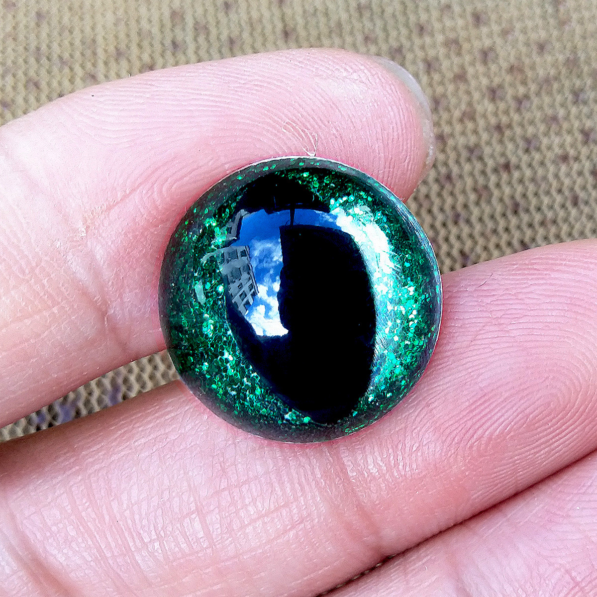 Cross-border 12-24mm de alta calidad de Cristal ojos de gato brillante brillo ojos de Cristal de peluche muñeca de juguete Accesorios