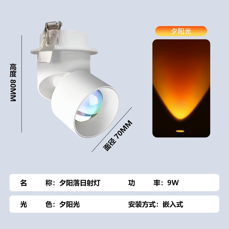 [Embedded] white trumpet -9W-sunset light