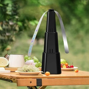 Cross-Border Electric Fly Trap, Fly Repellent, Mosquito Repellent Fan, Multi-Color Reflective Strip, Outdoor Liftable Fan Blade, Physical Fly Repellent