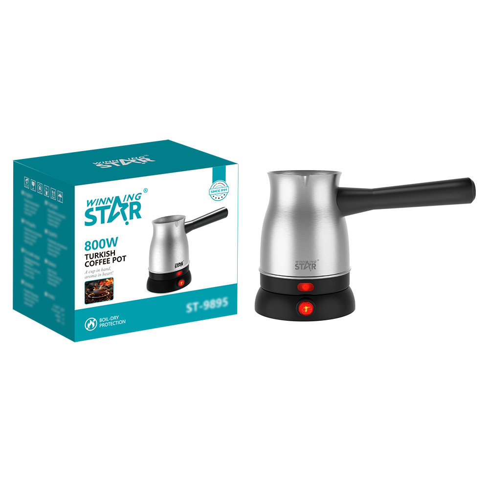 Winning Star Cross-border hogar pequeño aislamiento de mano cafetera Türkish Coffee Kettle
