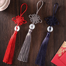 中国结流苏穗子仿玉片手工特色礼品礼盒挂件平安扣中国结挂件厂家