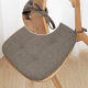 Summer Dining Chair Cushion Chair Cushion Thickened Cotton Linen Four Seasons Universal Breathable Household Student Horseshoe Shape Chair Cushion