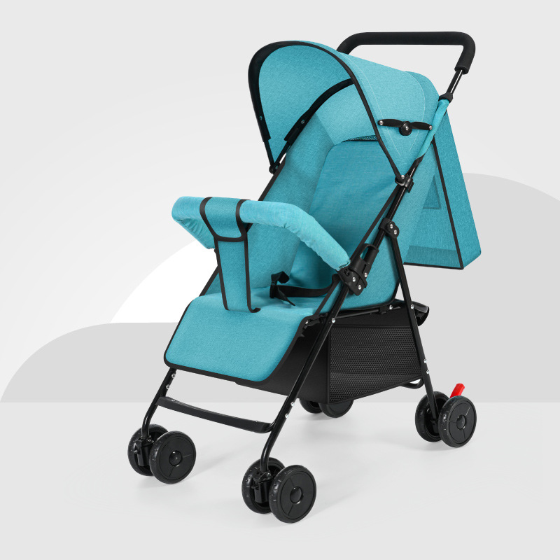 Azul lago-Manos dobladas