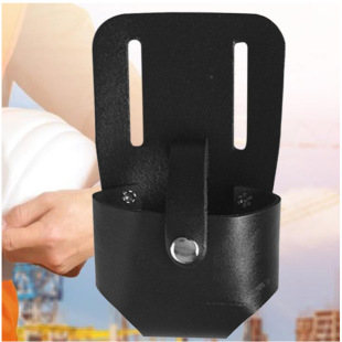 in stock Leather Tape Measure Leather Case Outdoor Portable Camping Tools Storage Bag Waist Hanging Tape Protective Case