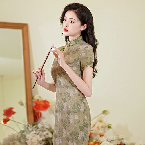 Women Girls Retro Chinese Dresses Qipao Cheongsam Dresses qipao fashion restore ancient ways morality Plus Size dress costumes wholesale